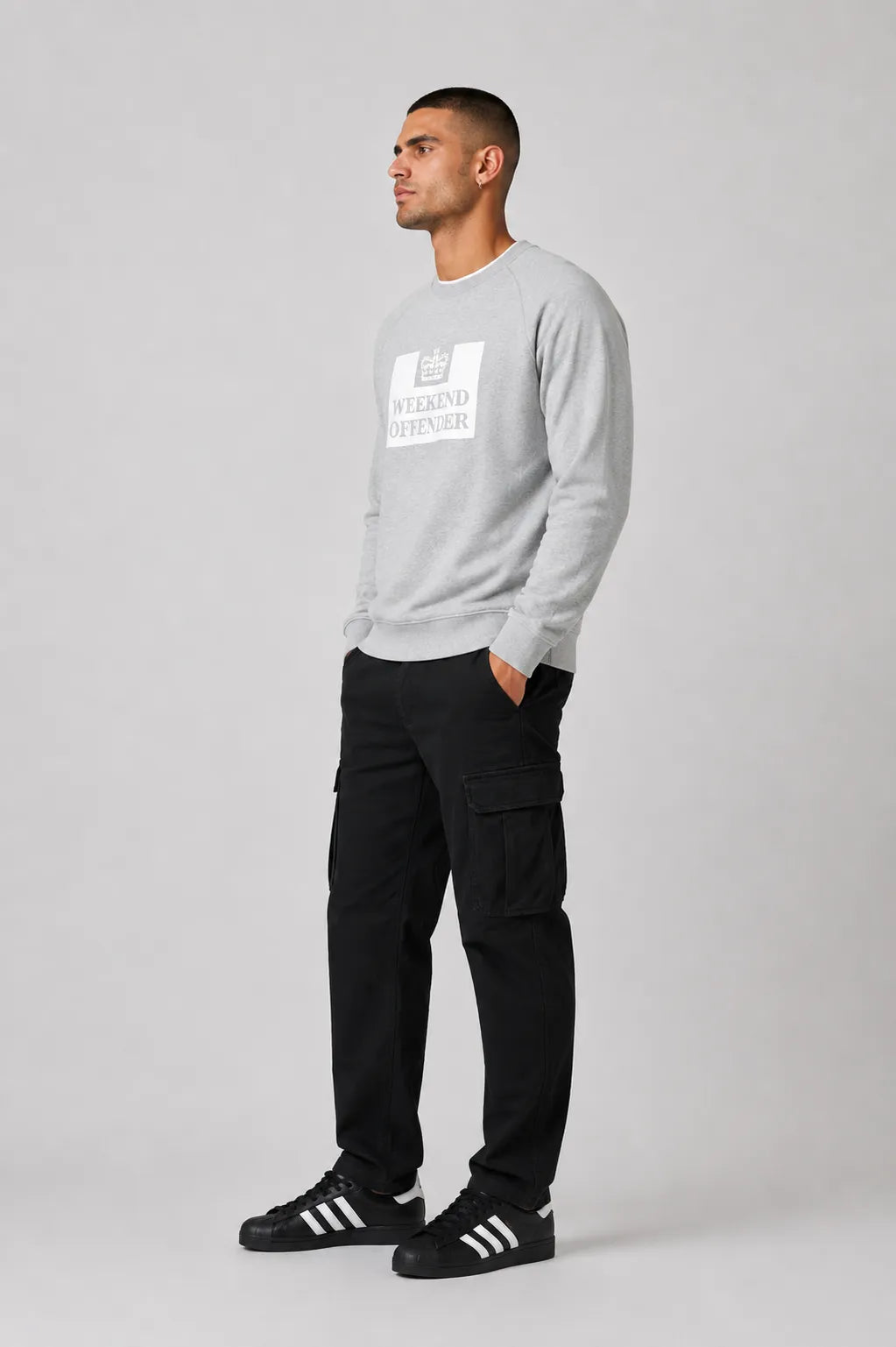 Weekend Offender Sudadera Hombre Penitentiary Gris Who killed Bambi?