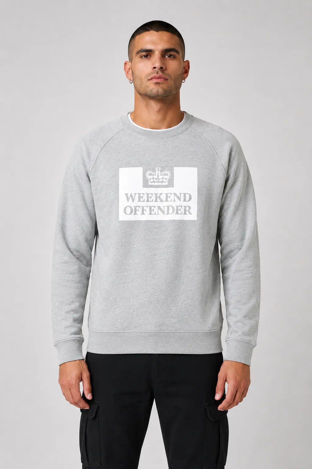 Weekend Offender Sudadera Hombre Penitentiary Gris Who killed Bambi?
