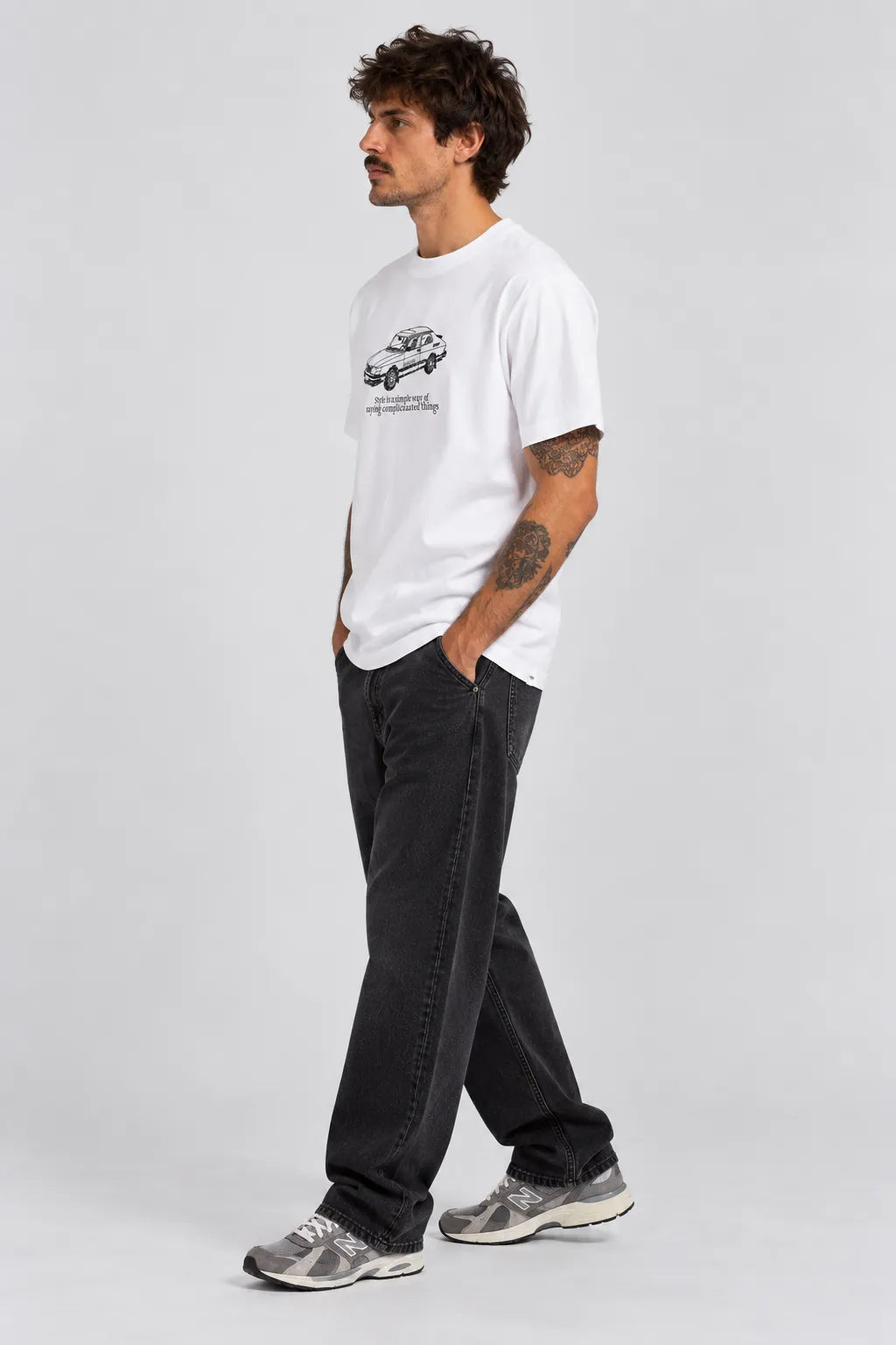 Wemoto Clothing Camiseta Hombre 900 Blanca Who killed Bambi?