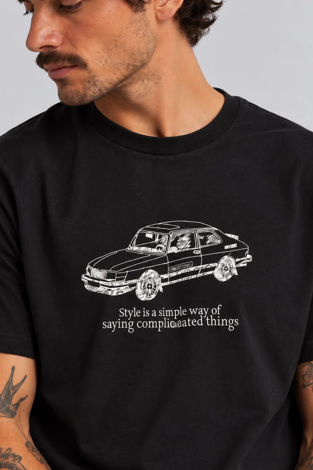 Wemoto Clothing Camiseta Hombre 900 Negra Who killed Bambi?