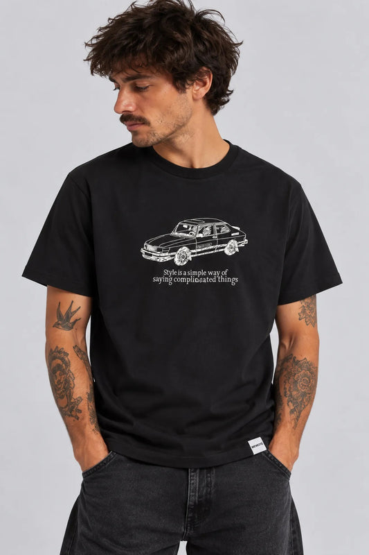 Wemoto Clothing Camiseta Hombre 900 Negra Who killed Bambi?