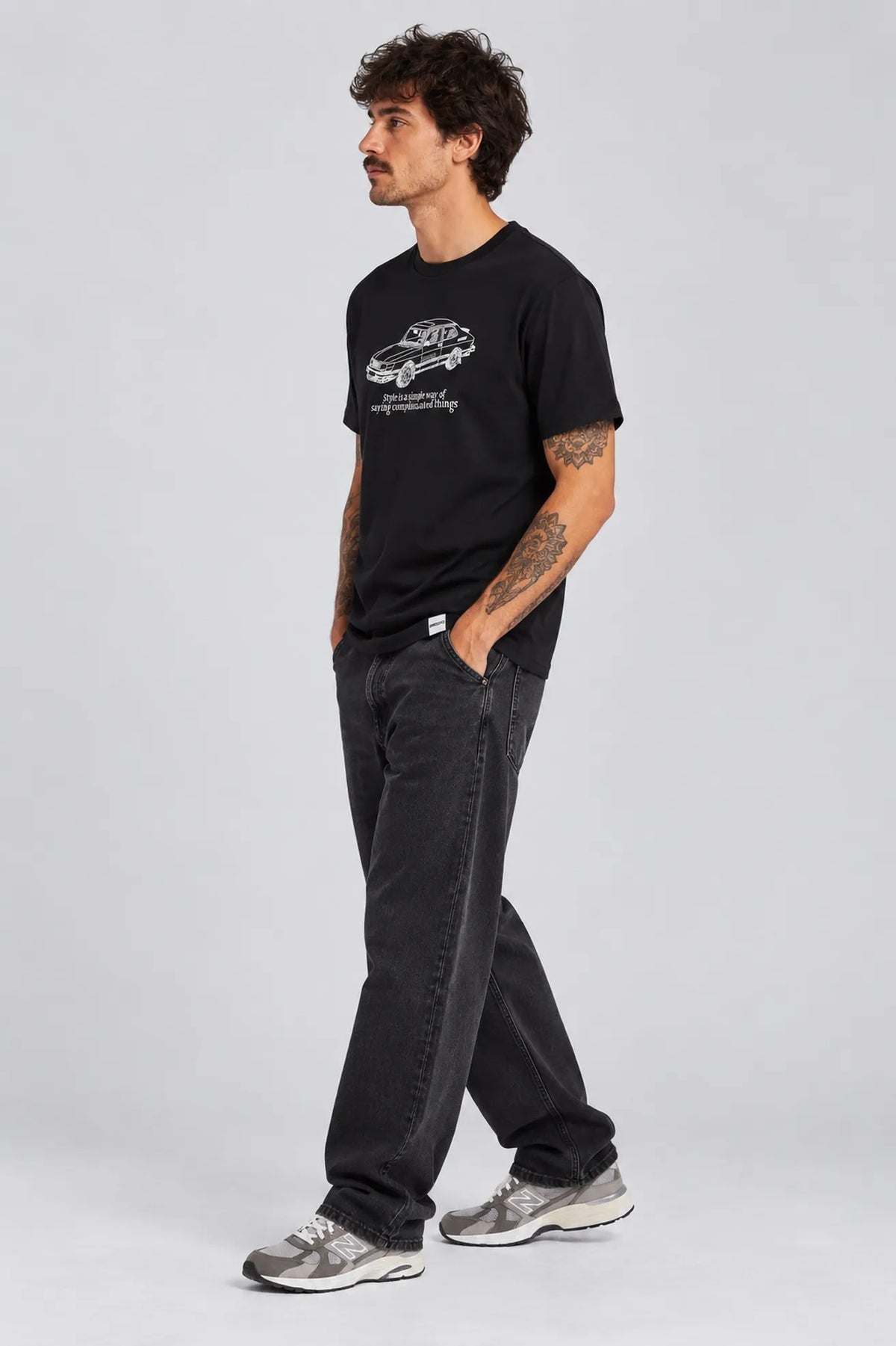 Wemoto Clothing Camiseta Hombre 900 Negra Who killed Bambi?