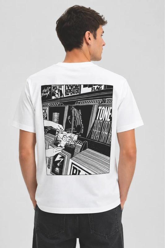 Wemoto Clothing Camiseta Hombre Crate Blanca Who killed Bambi?