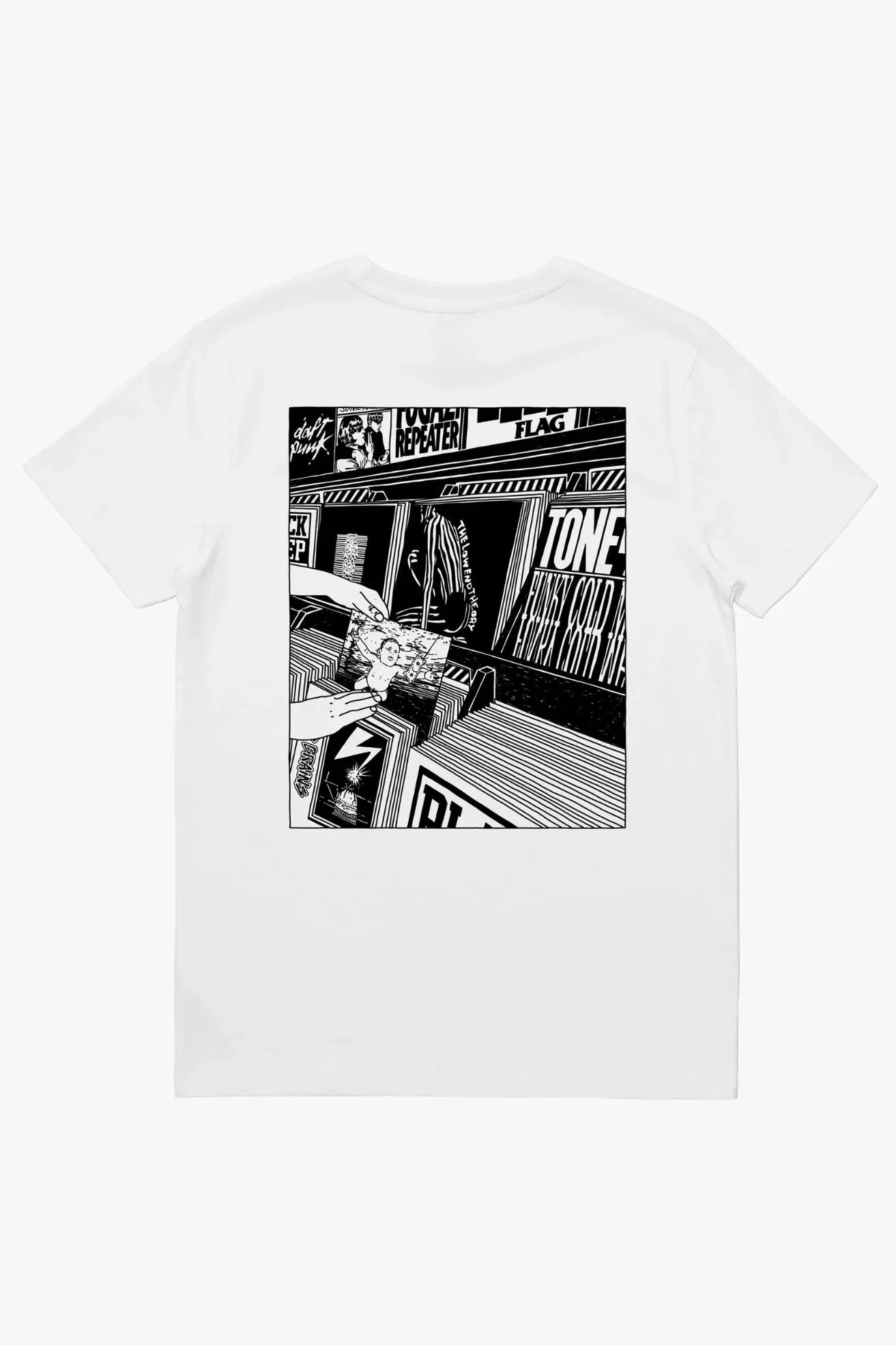Wemoto Clothing Camiseta Hombre Crate Blanca Who killed Bambi?