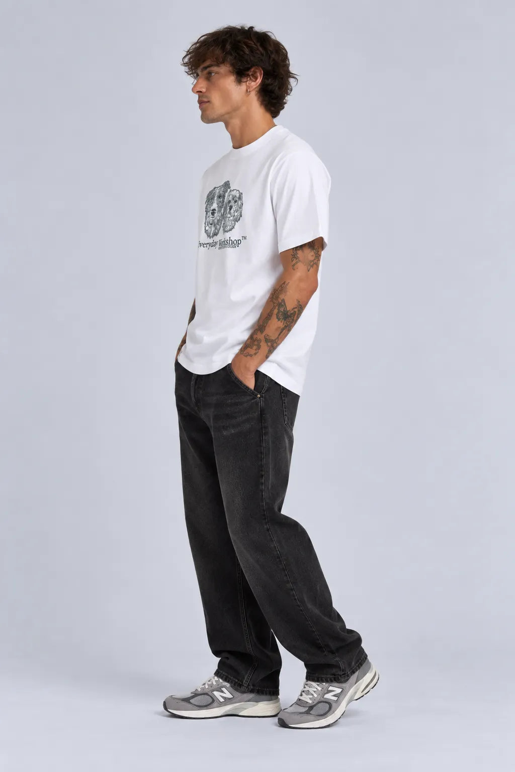 Wemoto Clothing Camiseta Hombre Dog Shop Blanca Who killed Bambi?