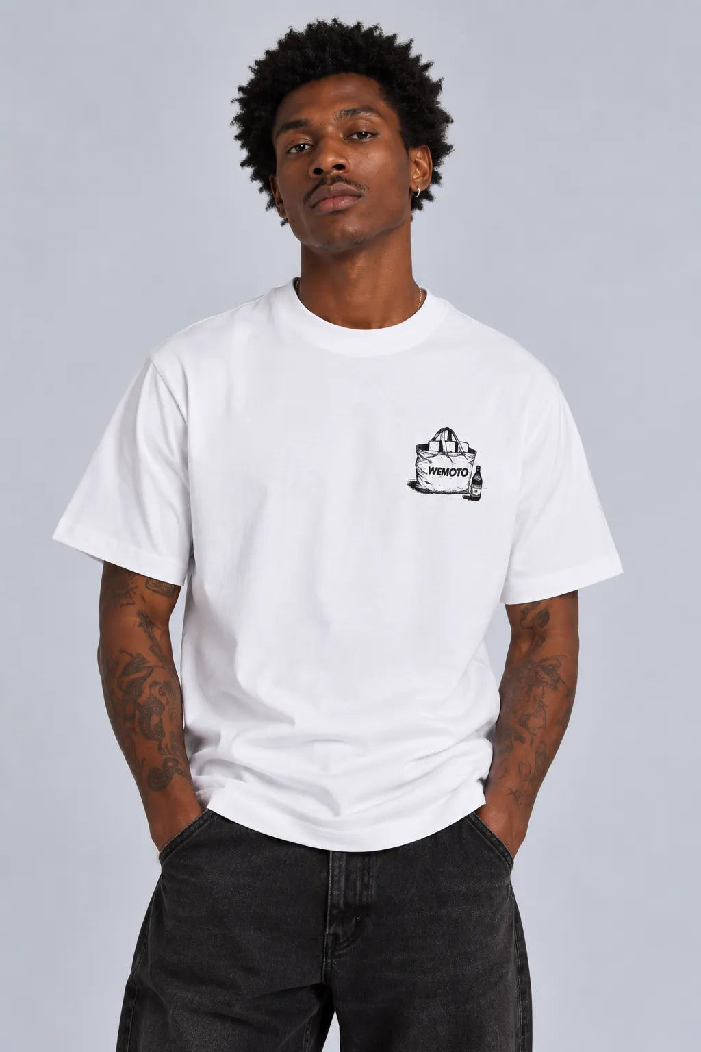Wemoto Clothing Camiseta Hombre Essentials Blanca Who killed Bambi?
