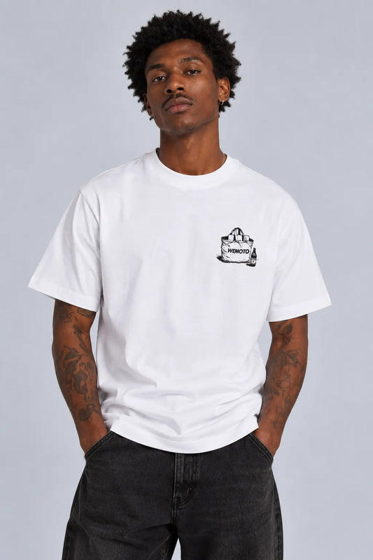 Wemoto Clothing Camiseta Hombre Essentials Blanca Who killed Bambi?