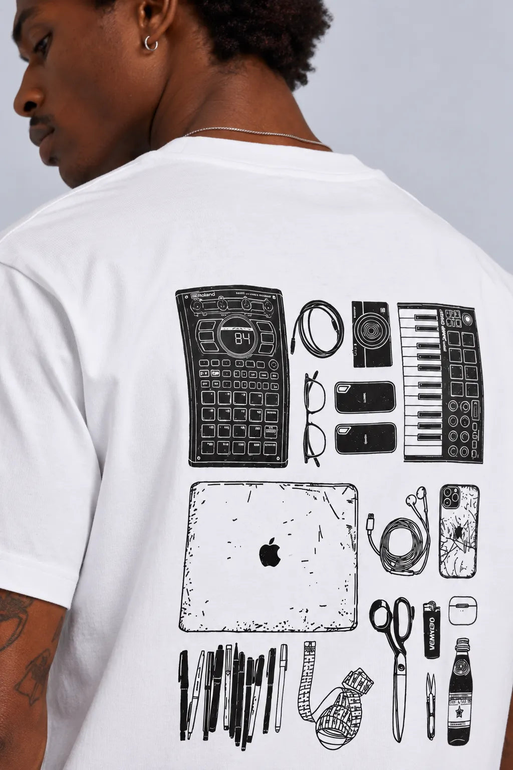 Wemoto Clothing Camiseta Hombre Essentials Blanca Who killed Bambi?