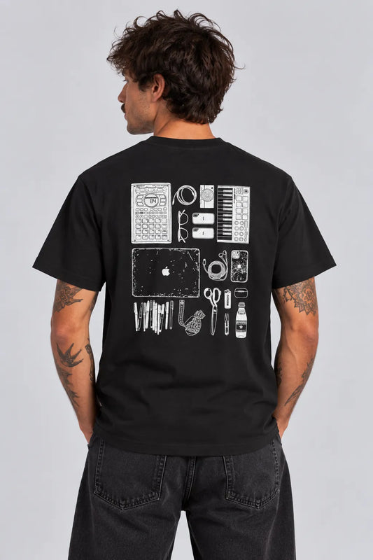 Wemoto Clothing Camiseta Hombre Essentials Negra Who killed Bambi?