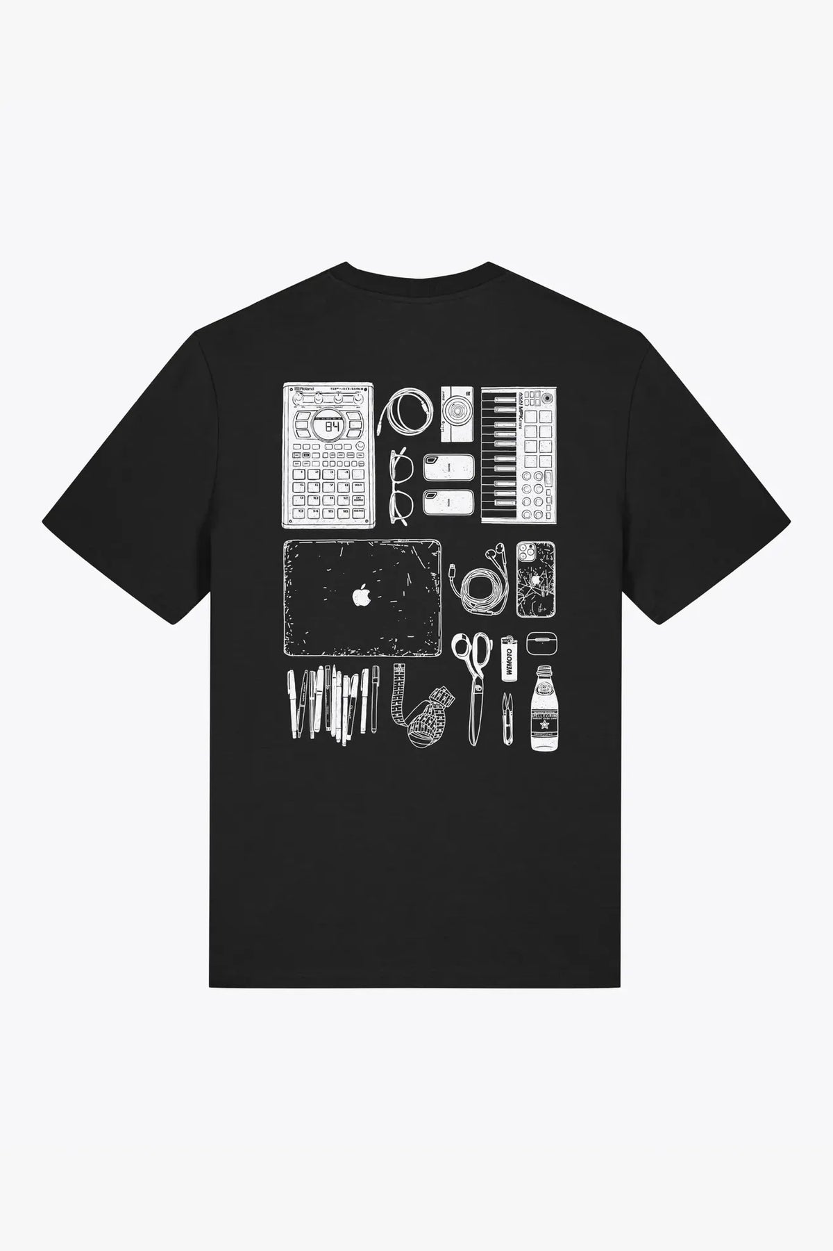 Wemoto Clothing Camiseta Hombre Essentials Negra Who killed Bambi?