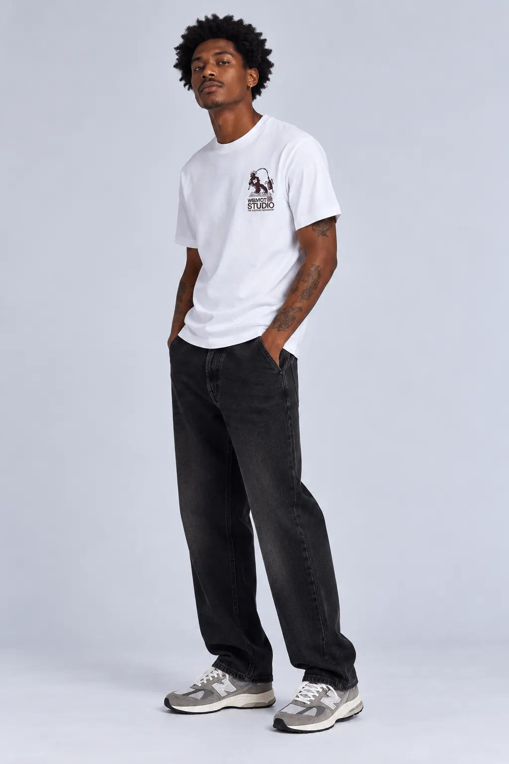 Wemoto Clothing Camiseta Hombre Fishing Blanca Who killed Bambi?