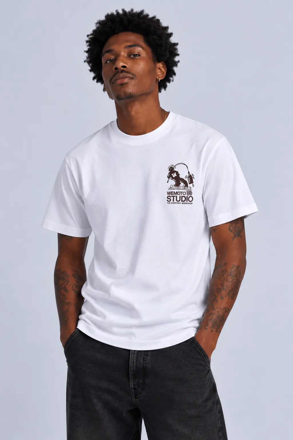 Wemoto Clothing Camiseta Hombre Fishing Blanca Who killed Bambi?
