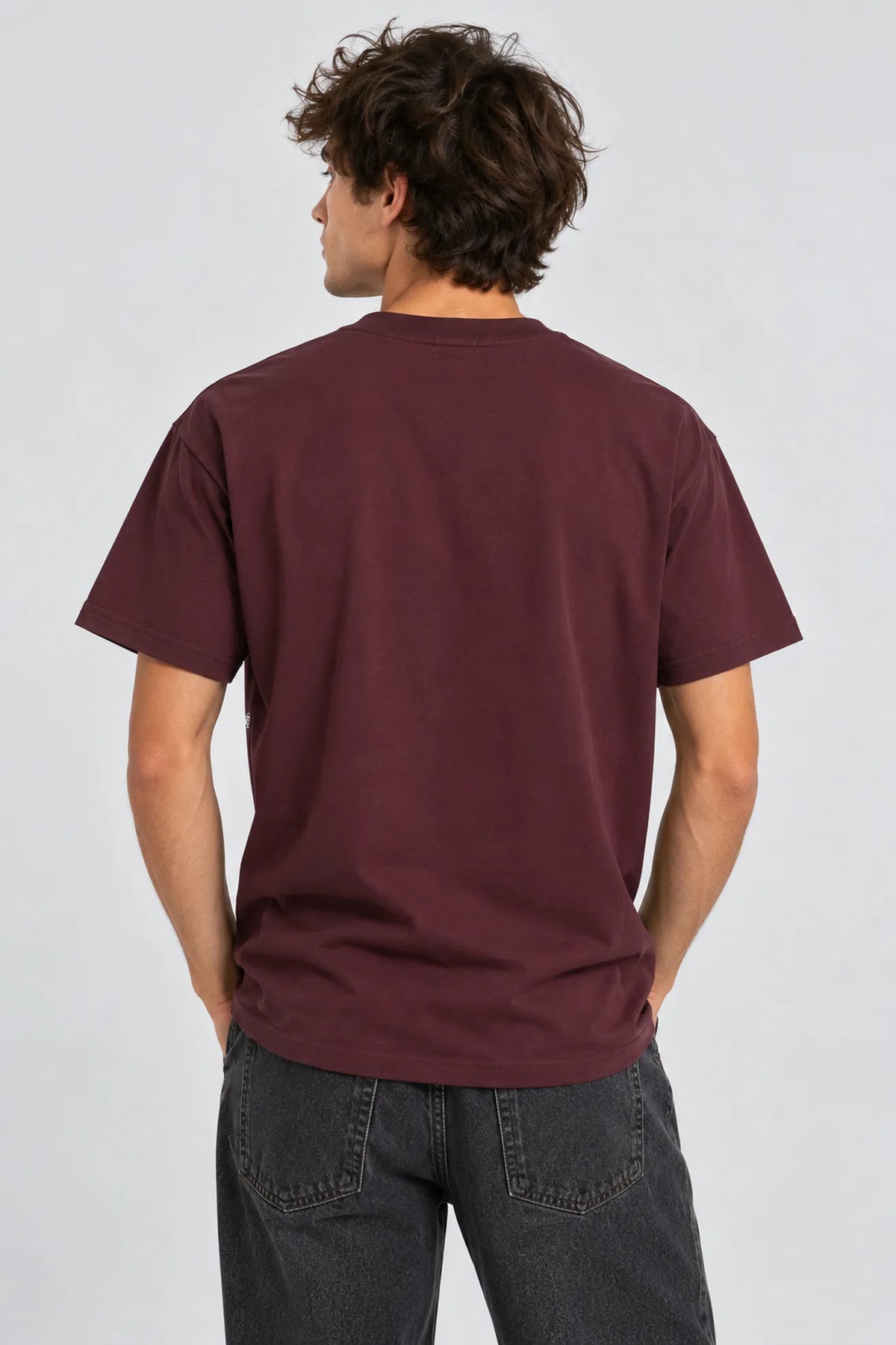 Wemoto Clothing Camiseta Hombre Fishing Burdeos Who killed Bambi?