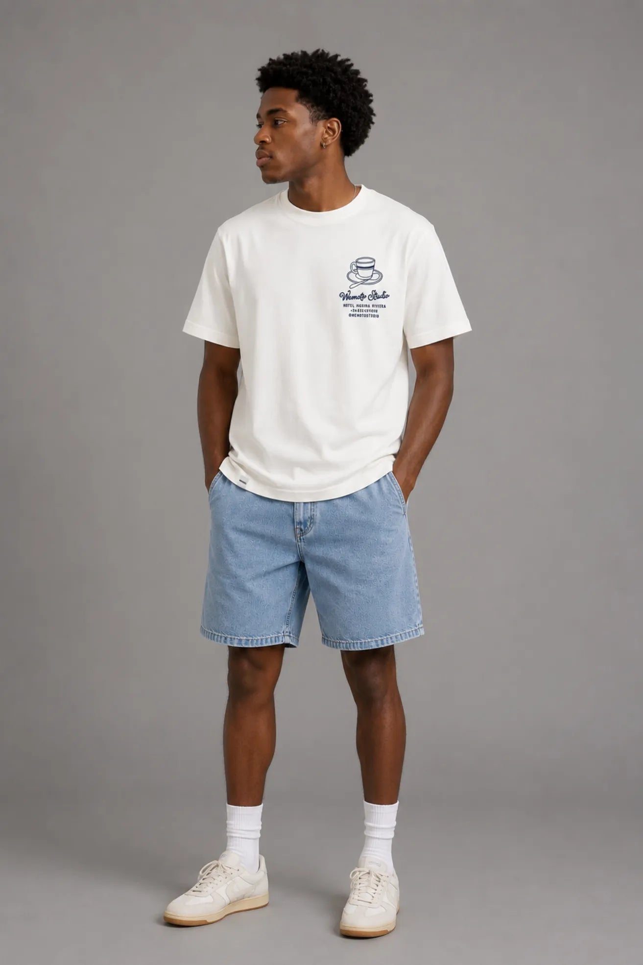 Wemoto Clothing Camiseta Hombre Fratelli Blanca Who killed Bambi?