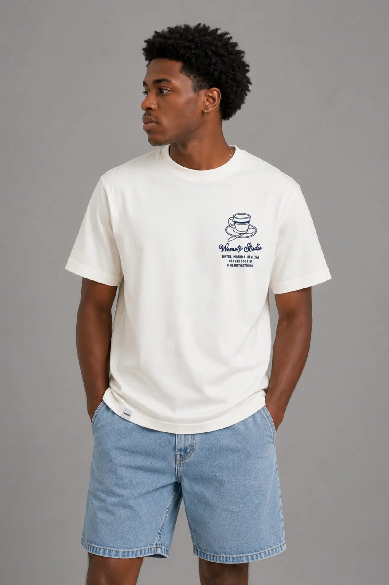 Wemoto Clothing Camiseta Hombre Fratelli Blanca Who killed Bambi?