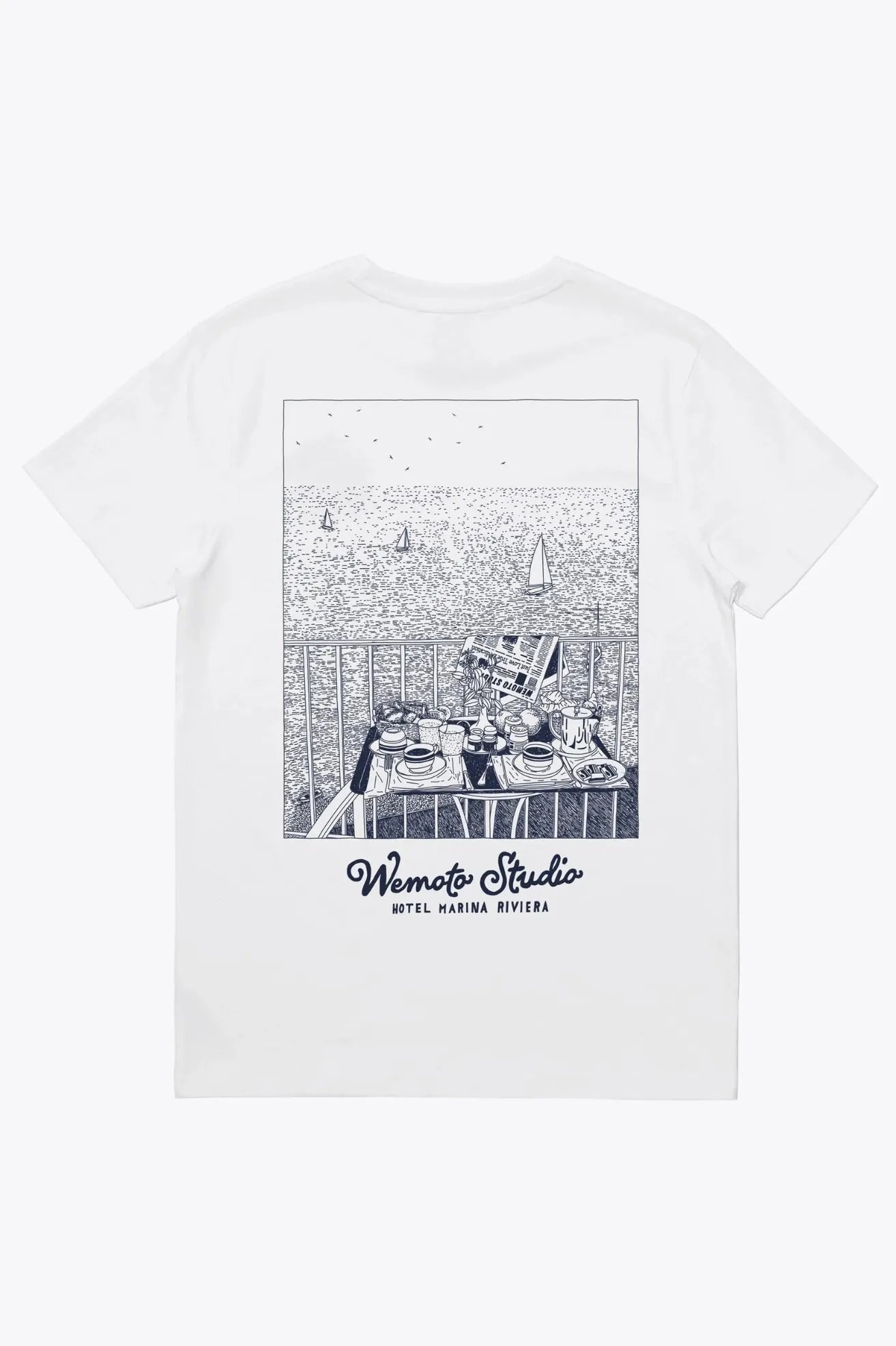Wemoto Clothing Camiseta Hombre Fratelli Blanca Who killed Bambi?