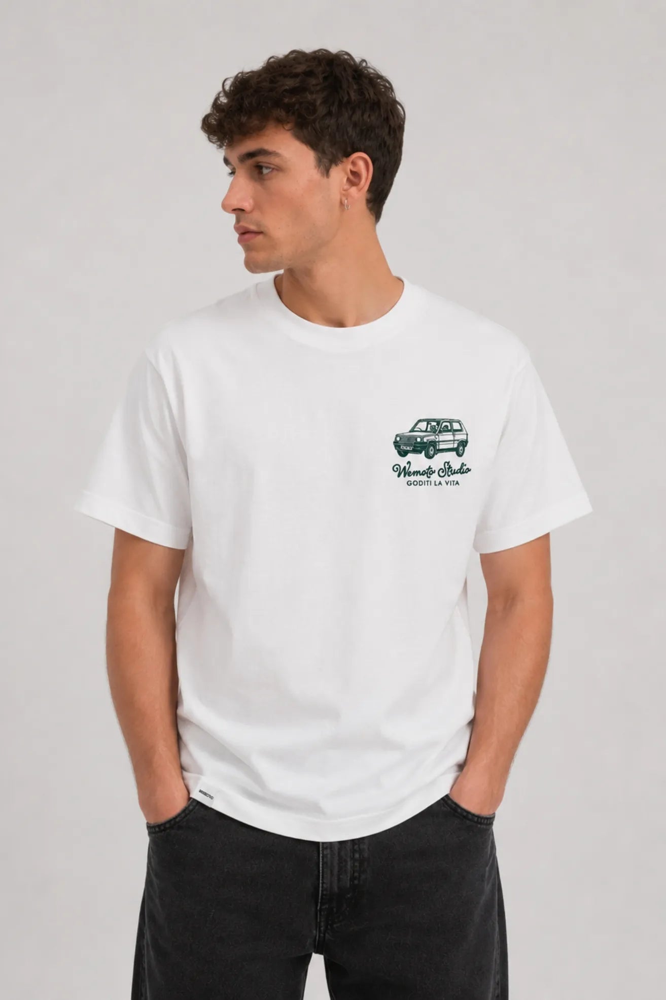 Wemoto Clothing Camiseta Hombre Market Blanca Who killed Bambi?