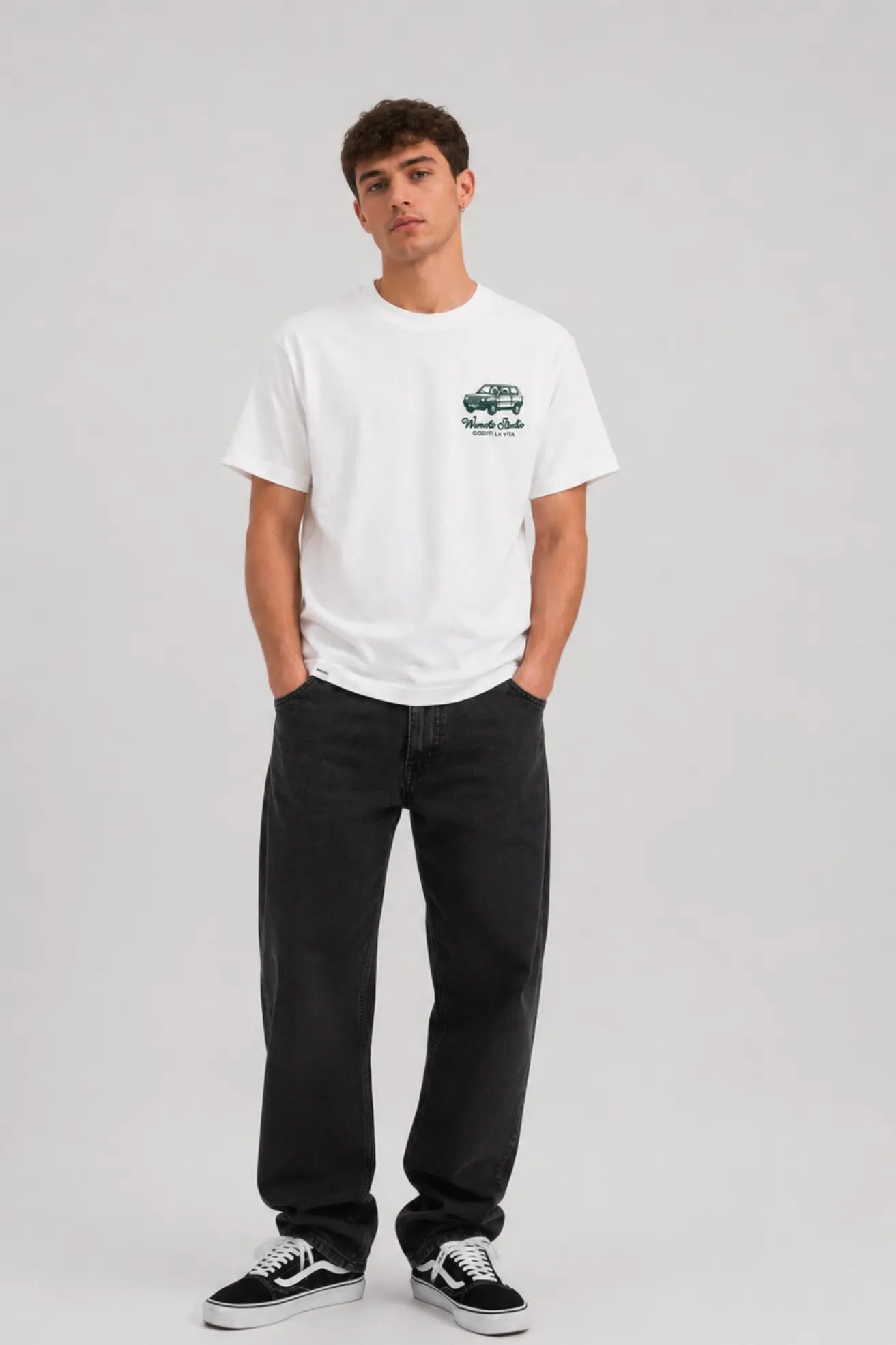 Wemoto Clothing Camiseta Hombre Market Blanca Who killed Bambi?