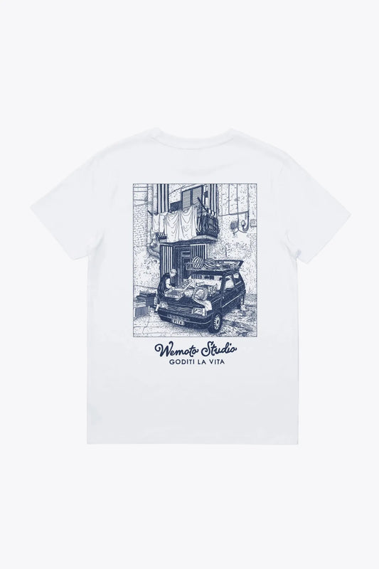 Wemoto Clothing Camiseta Hombre Market Blanca Who killed Bambi?