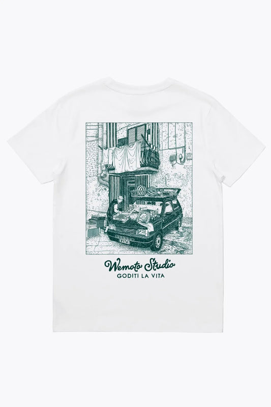 Wemoto Clothing Camiseta Hombre Market Blanca Who killed Bambi?