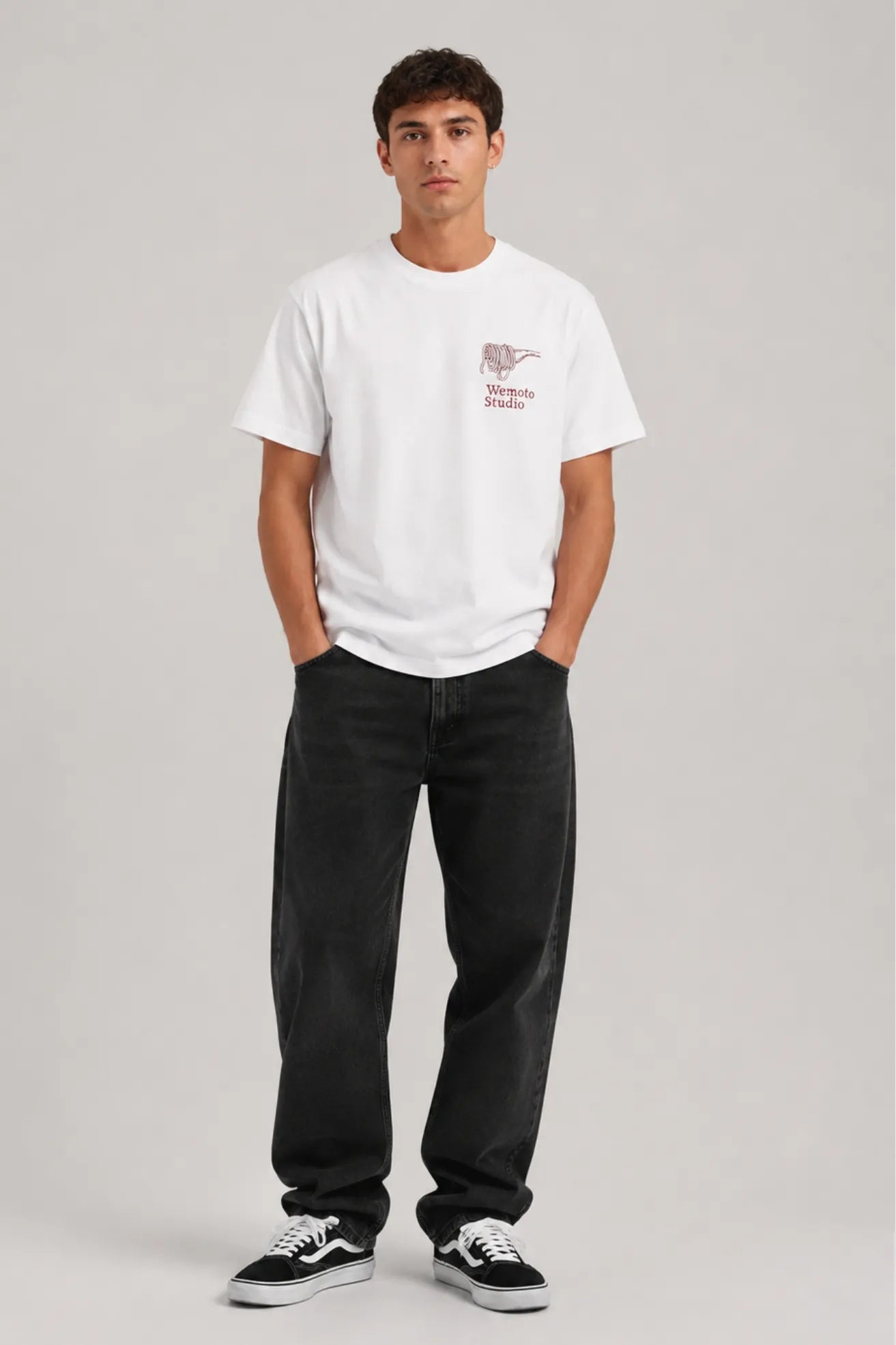 Wemoto Clothing Camiseta Hombre Pasta Club Blanca Who killed Bambi?