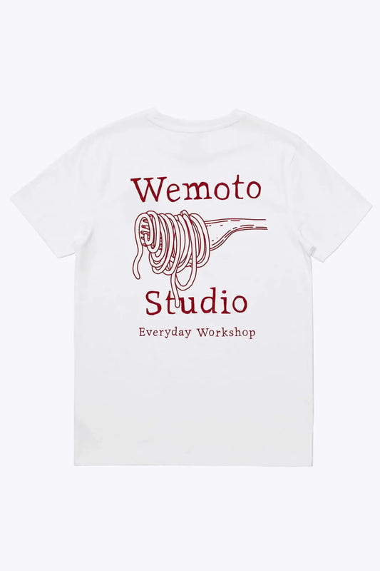 Wemoto Clothing Camiseta Hombre Pasta Club Blanca Who killed Bambi?