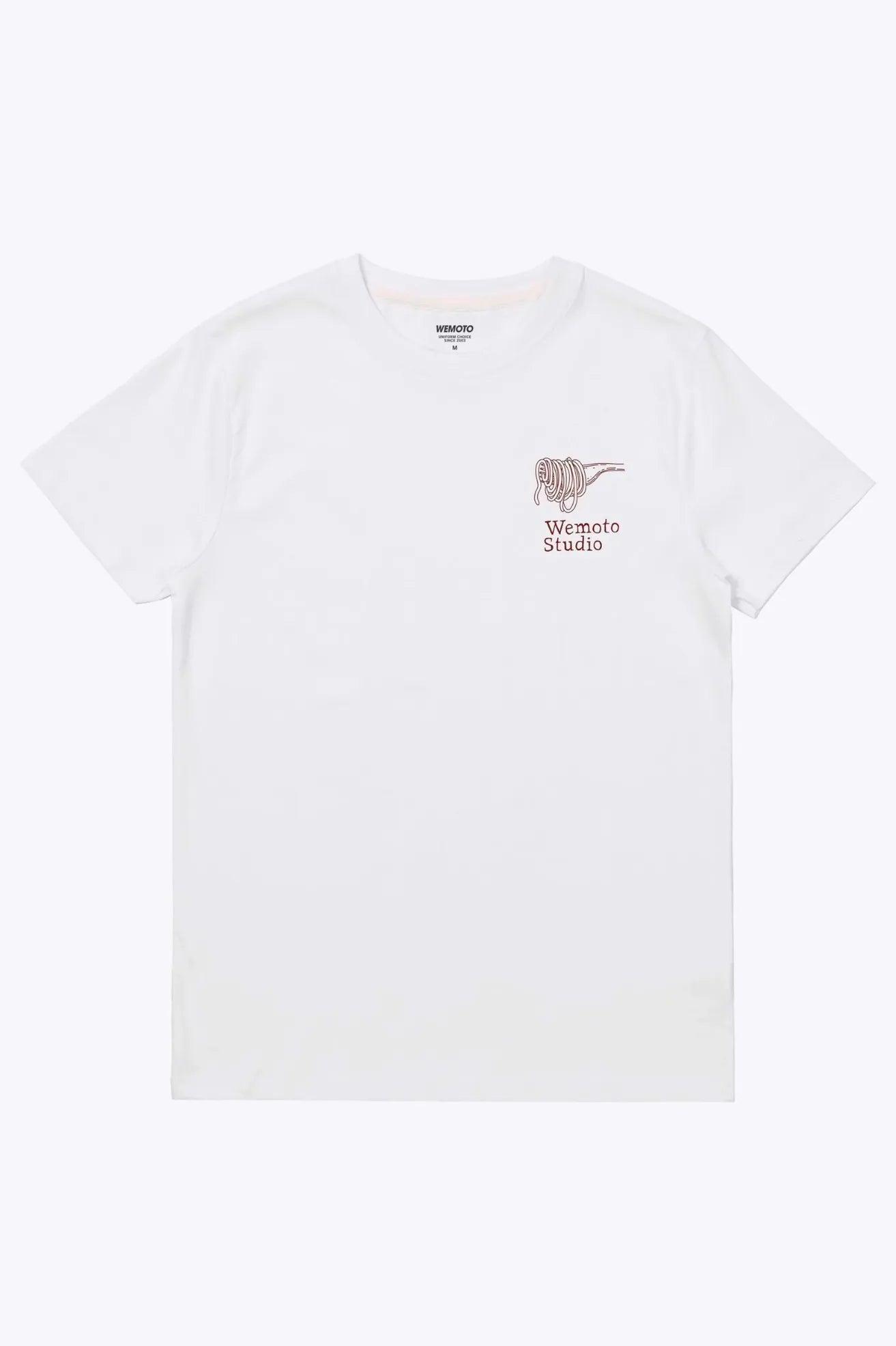 Wemoto Clothing Camiseta Hombre Pasta Club Blanca Who killed Bambi?