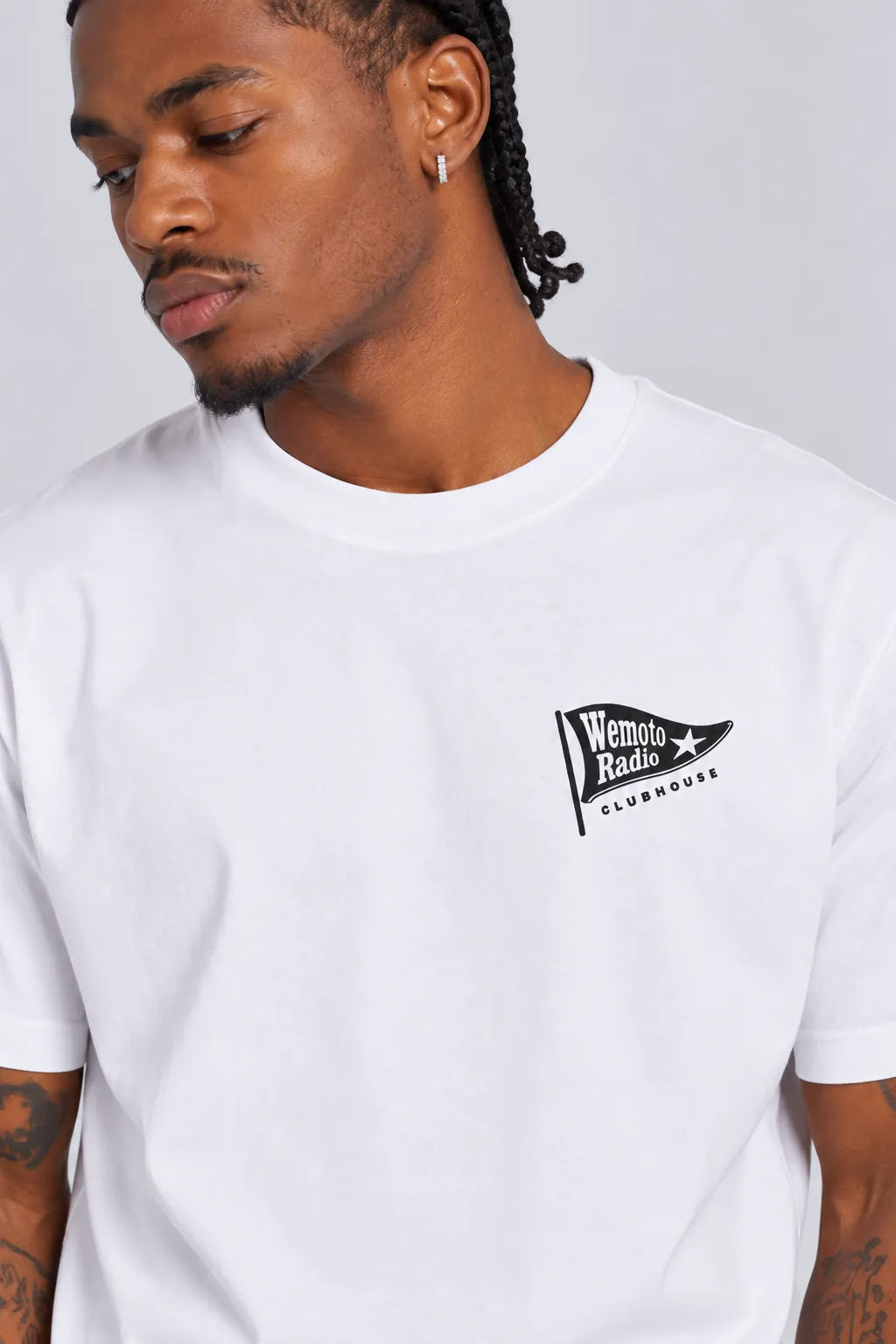 Wemoto Clothing Camiseta Hombre Set Blanca Who killed Bambi?