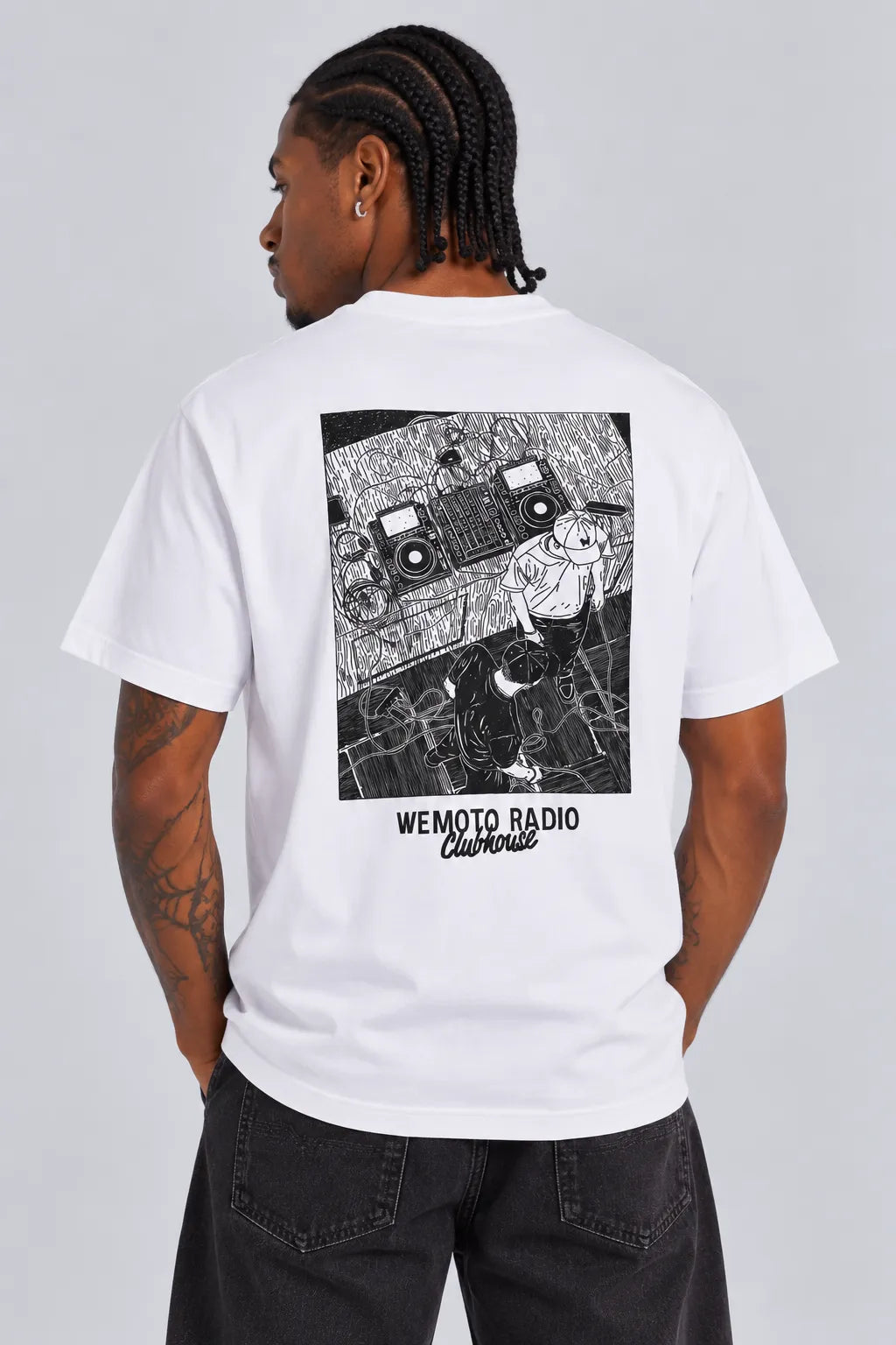 Wemoto Clothing Camiseta Hombre Set Blanca Who killed Bambi?