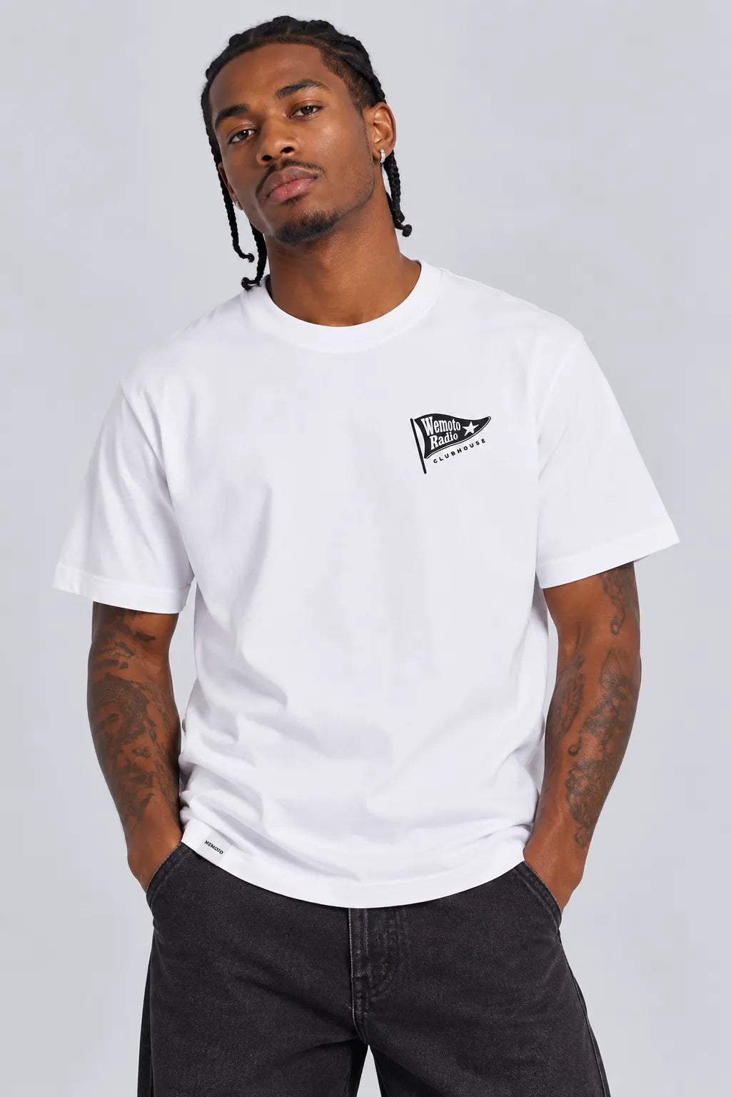 Wemoto Clothing Camiseta Hombre Set Blanca Who killed Bambi?