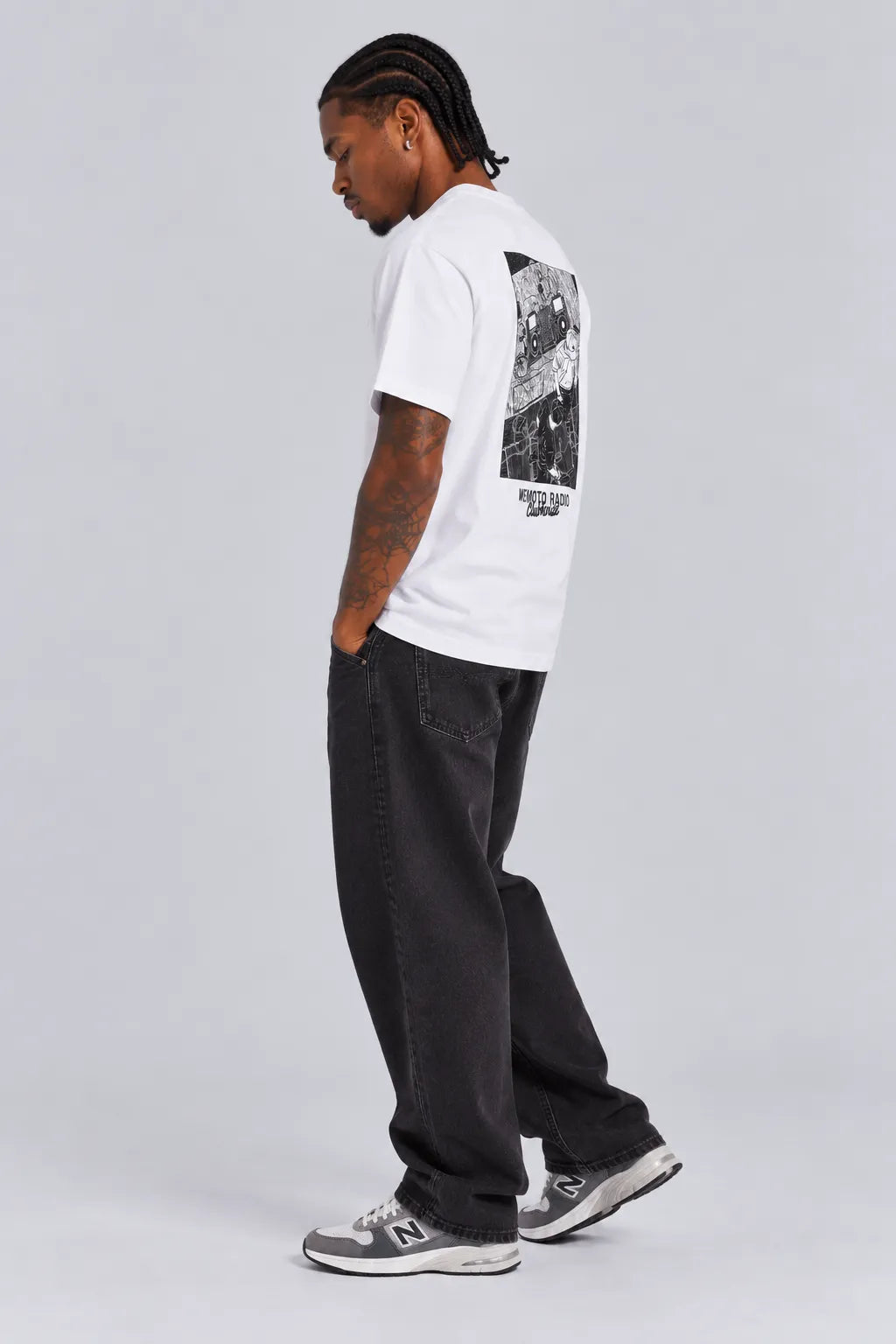 Wemoto Clothing Camiseta Hombre Set Blanca Who killed Bambi?