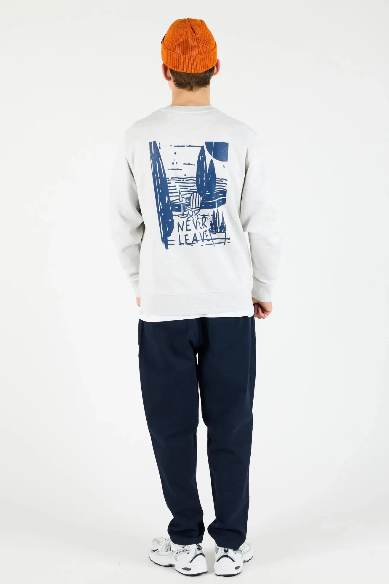 Wemoto Clothing Sudadera Hombre Never Leave Gris Who killed Bambi?