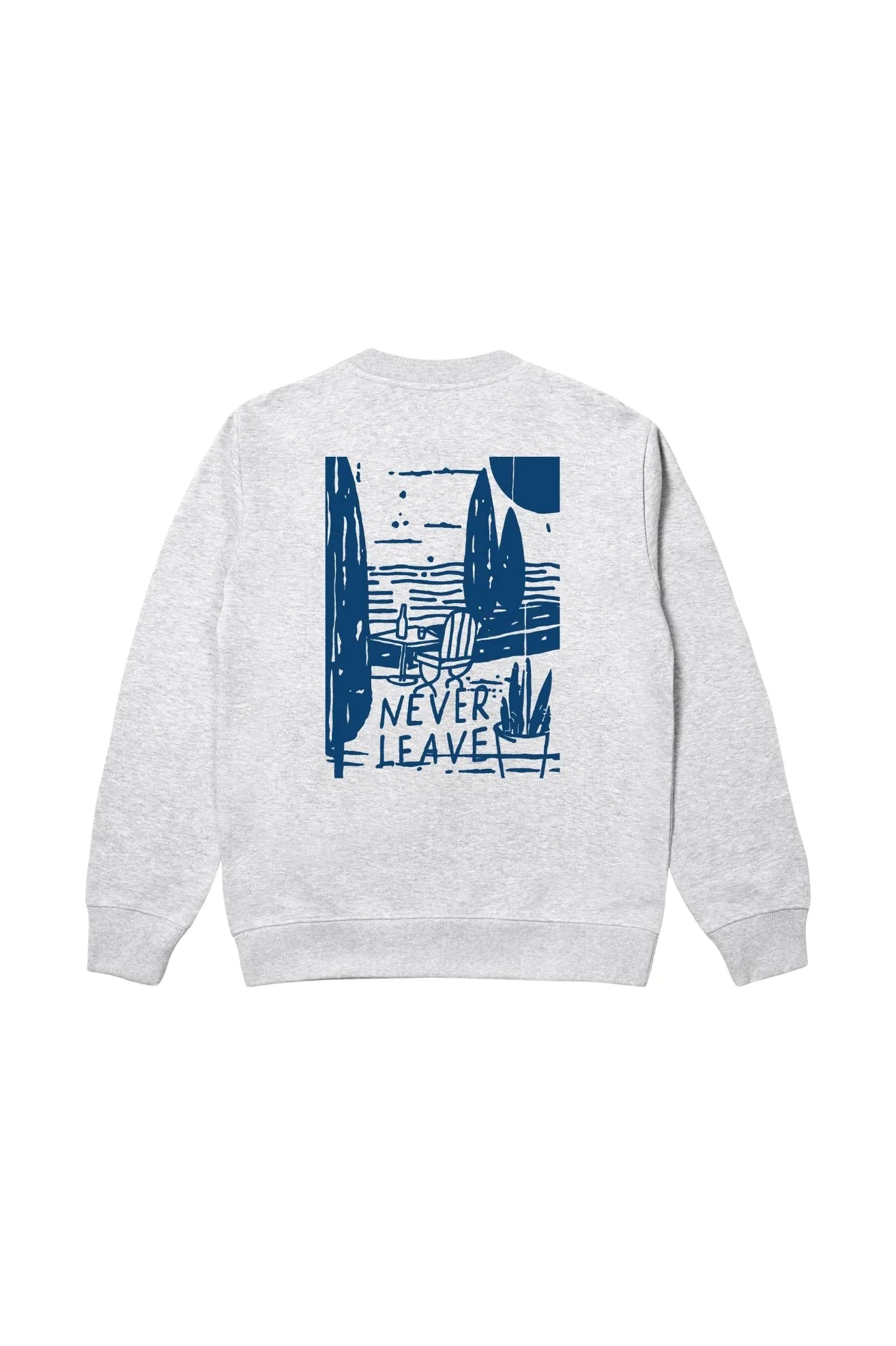 Wemoto Clothing Sudadera Hombre Never Leave Gris Who killed Bambi?
