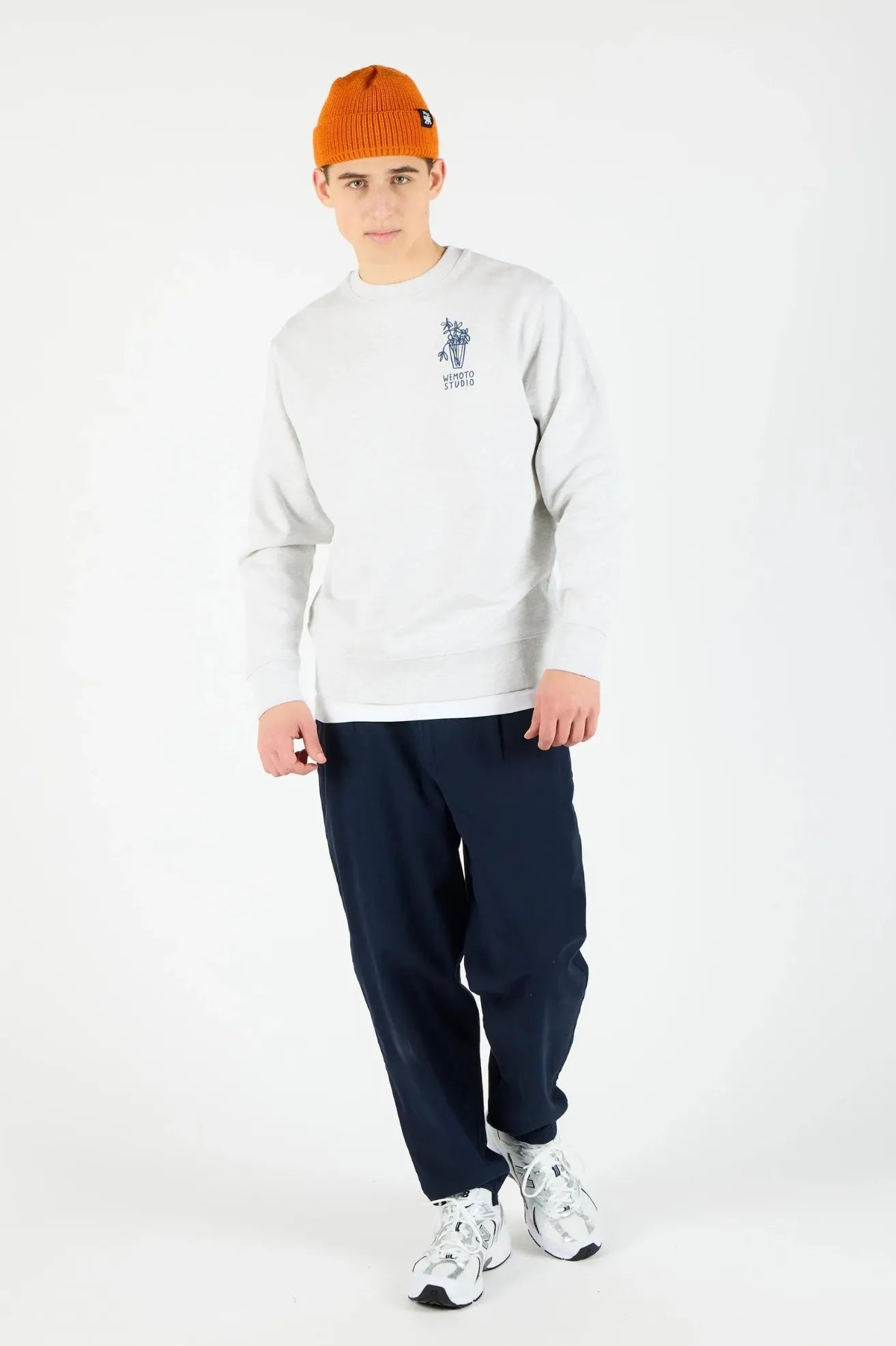 Wemoto Clothing Sudadera Hombre Never Leave Gris Who killed Bambi?