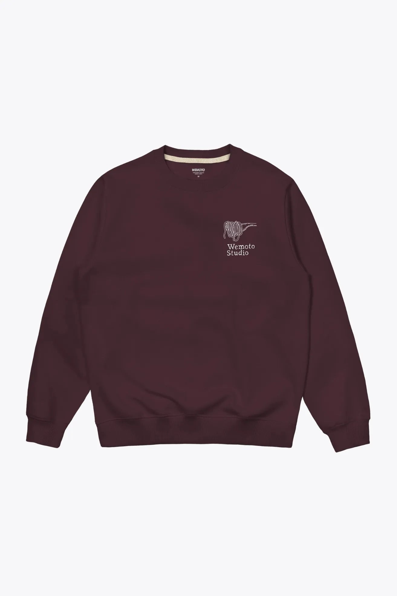 Wemoto Clothing Sudadera Hombre Pasta Club Burdeos Who killed Bambi?