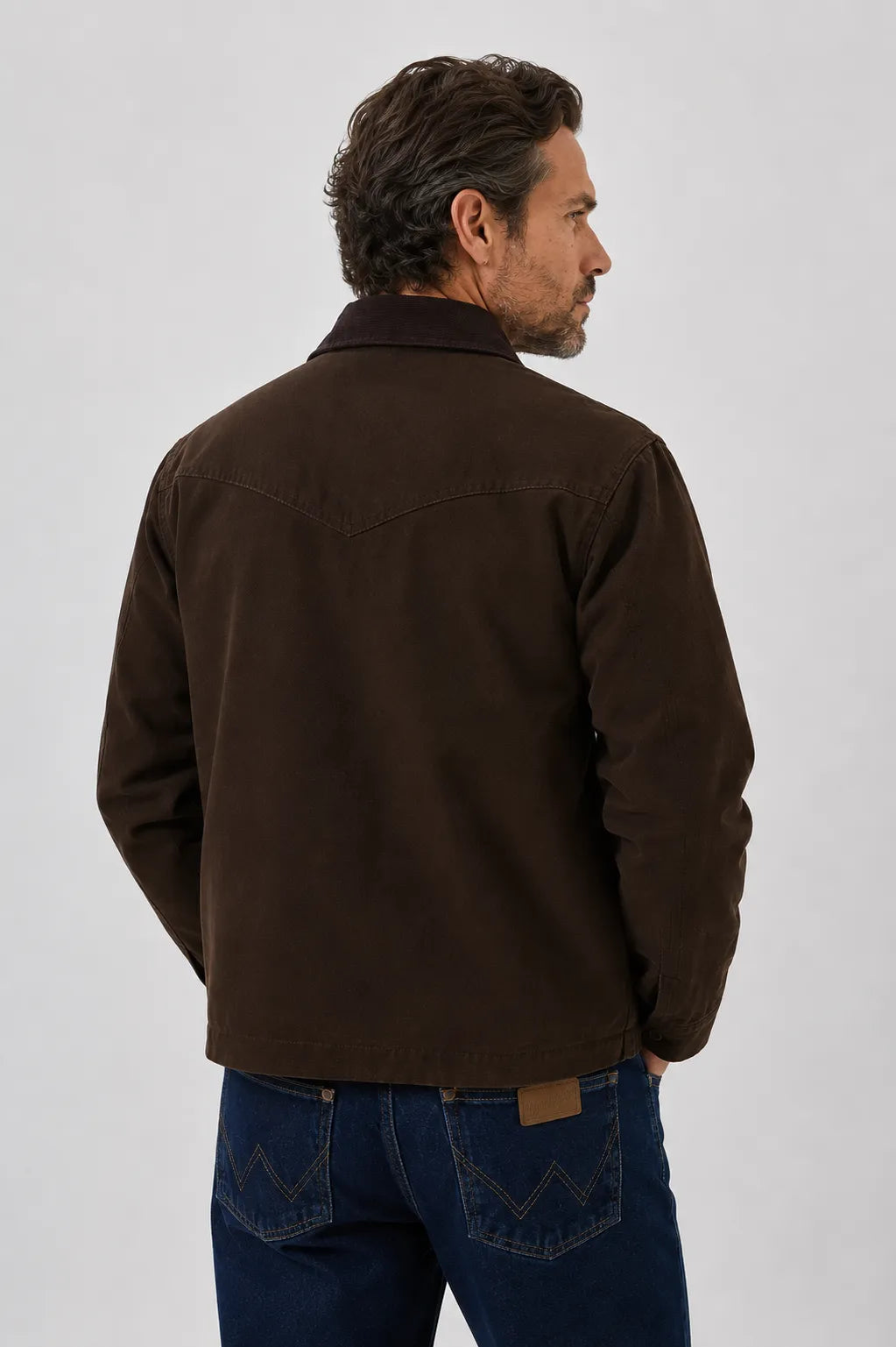 Wrangler Chaqueta Hombre Reversible Utility Marrón Who killed Bambi?