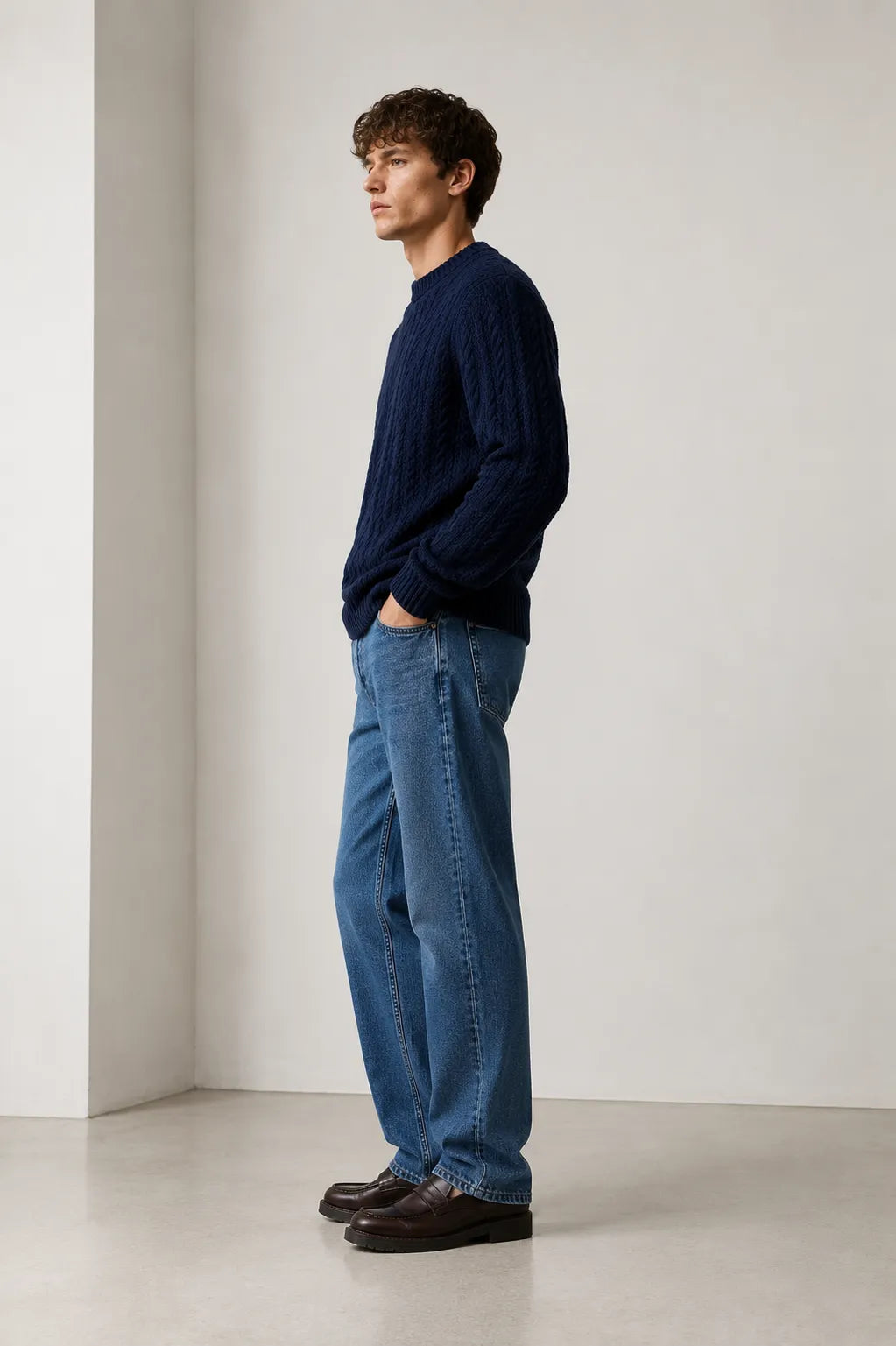 Wrangler Jersey Hombre Cable Azul Who killed Bambi?