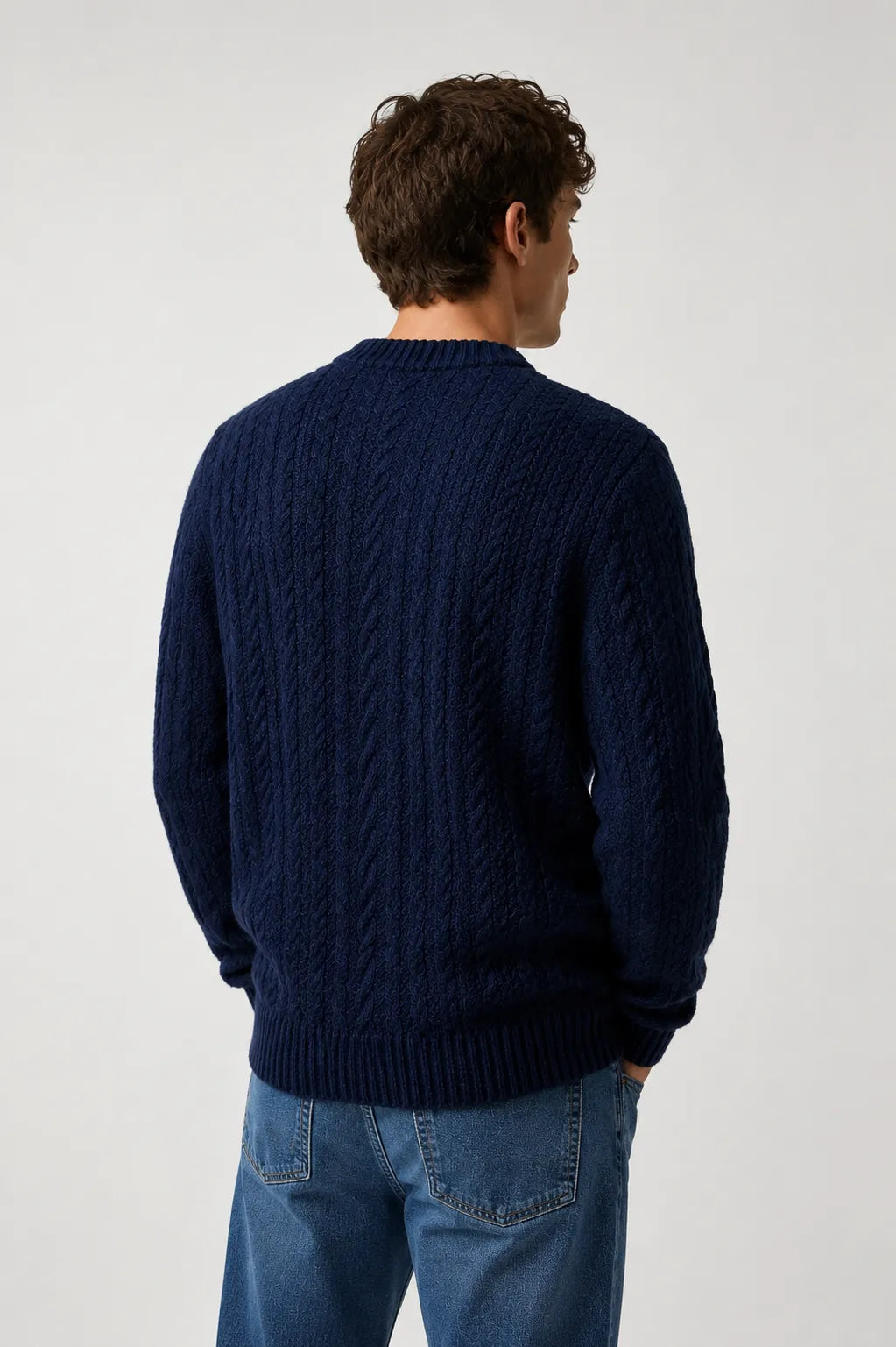 Wrangler Jersey Hombre Cable Azul Who killed Bambi?