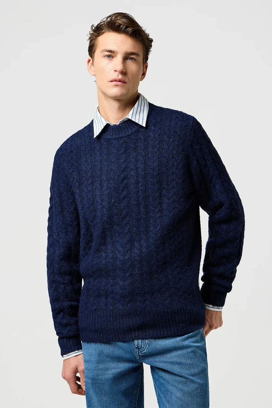 Wrangler Jersey Hombre Cable Azul Who killed Bambi?