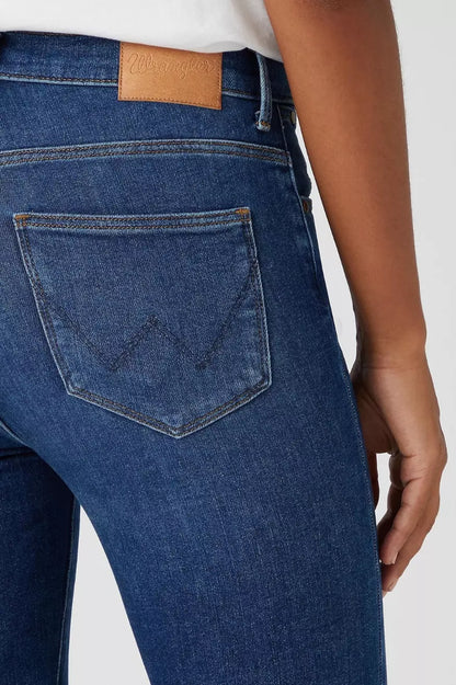 Wrangler Pantalón Mujer Slim Denim Azul Authentic Love Who Killed Bambi?