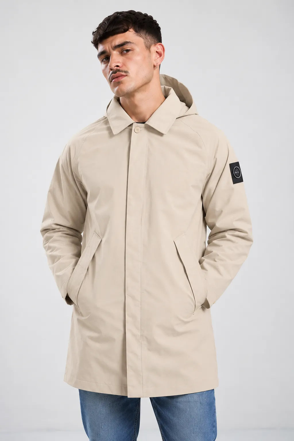 Marshall Artist Chaqueta Hombre Trench Beige