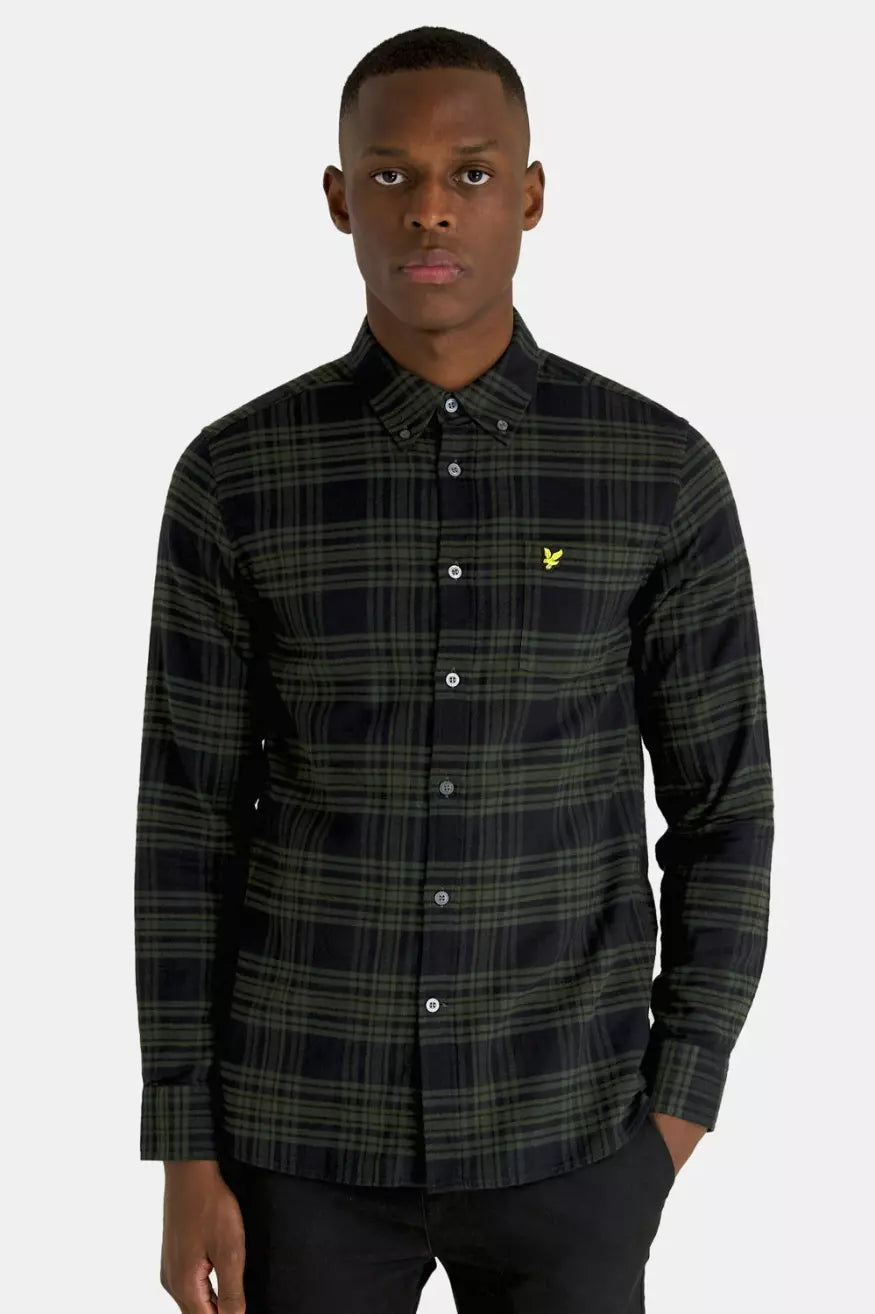 Lyle And Scott Camisa Hombre Flannel Check - Who Killed Bambi?
