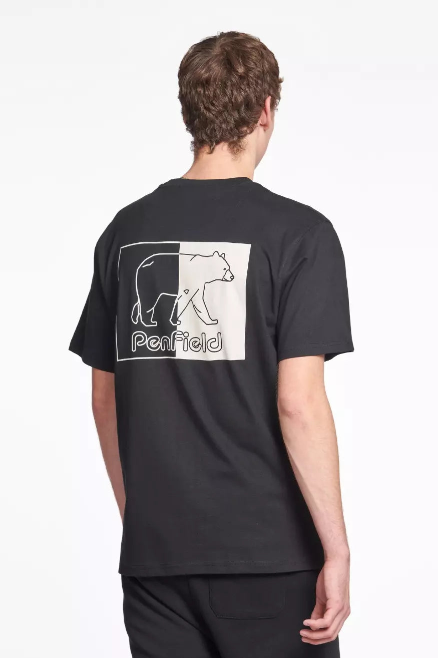 Penfield Camiseta Inverted Bear Negra - Who Killed Bambi?