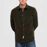 Selected Homme Camisa Hombre Pana Verde - Who Killed Bambi?